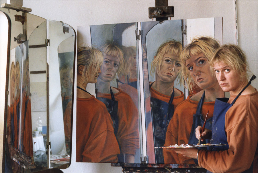 Selbst vor Selbstgeklont, selbstfotografiert